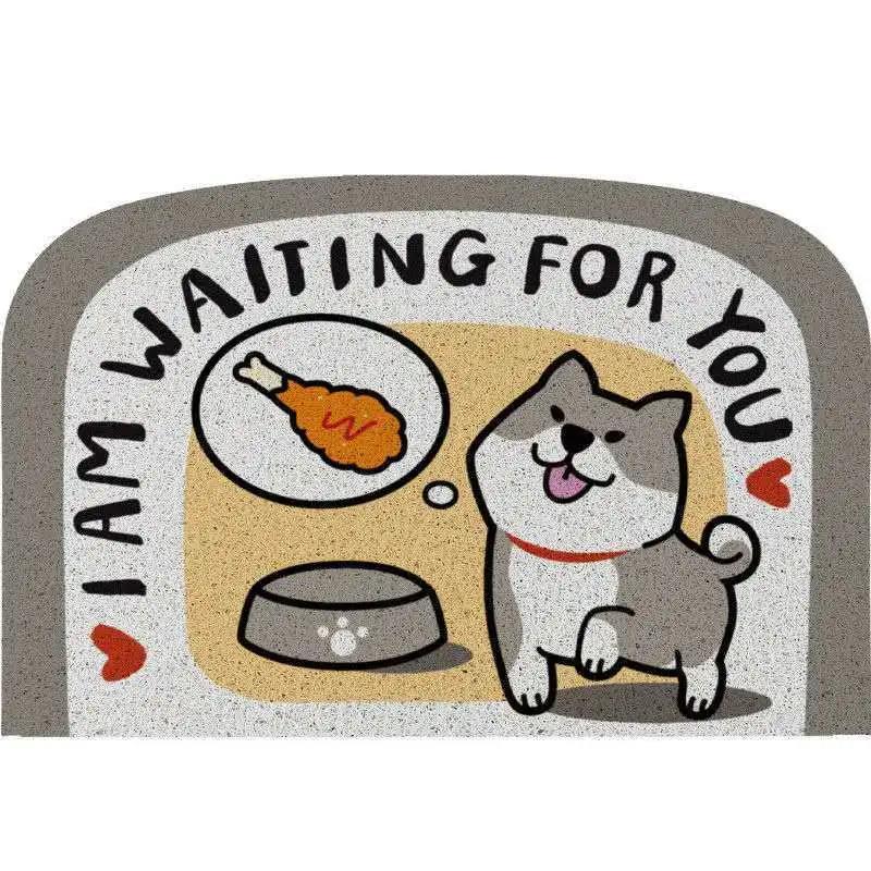 Cute Puppy-Themed Non-Slip Bath Mat