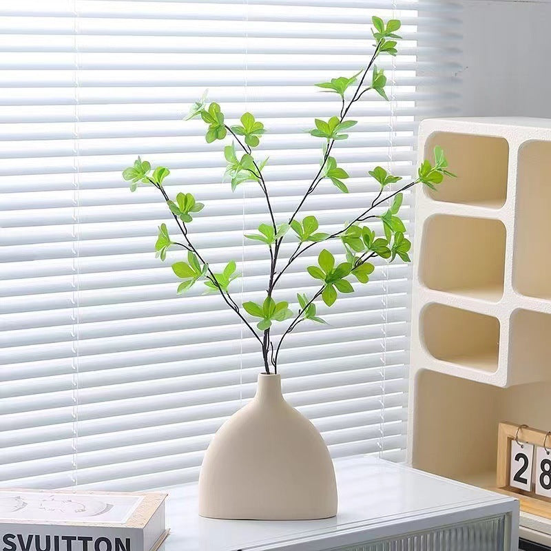 Artificial Horsewood Green Ornament Vase