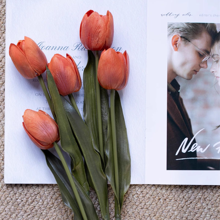 Lifelike Tulip Floral Arrangement