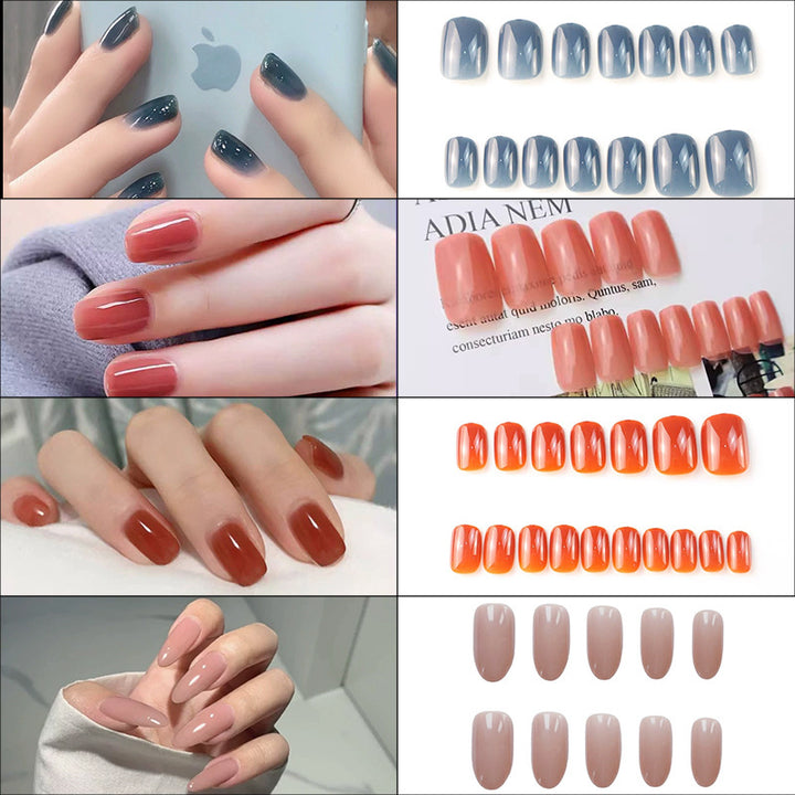 Glossy Long-Lasting Press-On Nails Stornfield