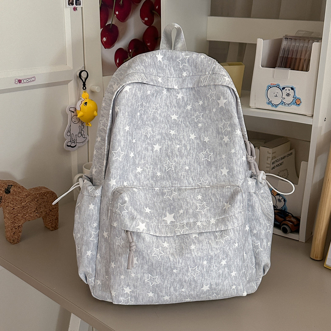 Stylish Star-Embellished Backpack Stornfield