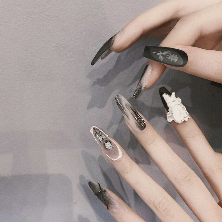 Artistic Sculpted Press-On Nails Stornfield