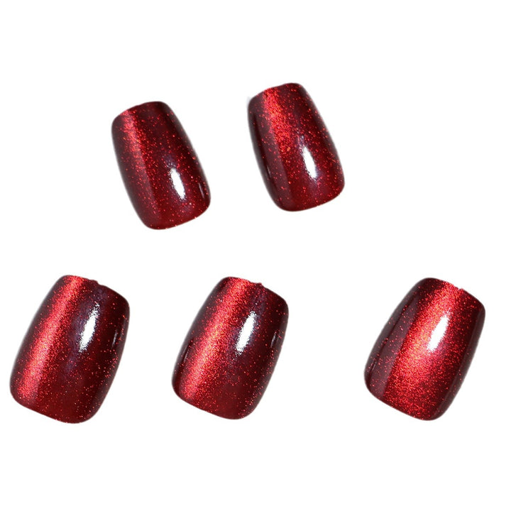 Glittering Press-On Nail Tips Set Stornfield