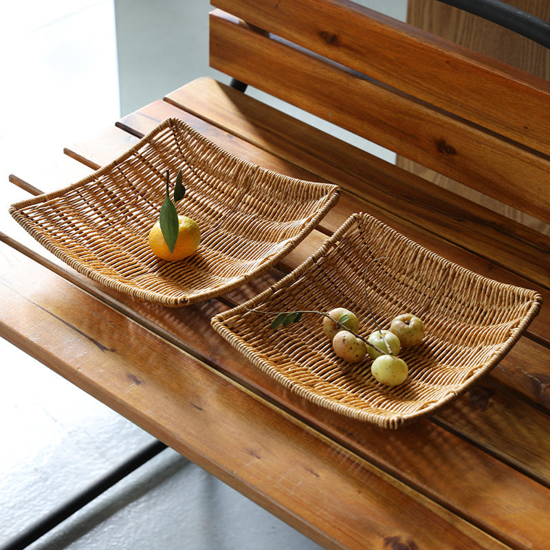 Handwoven Decorative Serving Basket Stornfield
