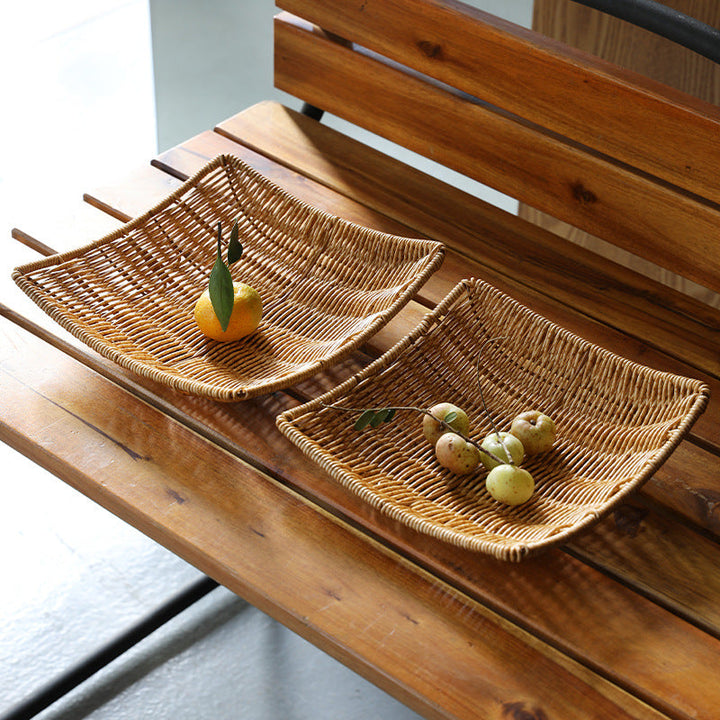 Handwoven Decorative Serving Basket Stornfield