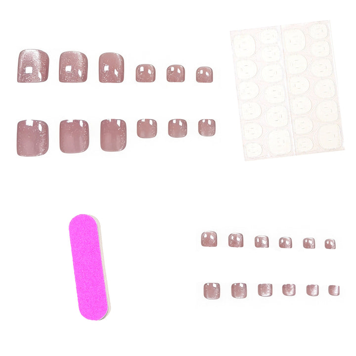 Glittering Pedicure Nail Enhancements Stornfield