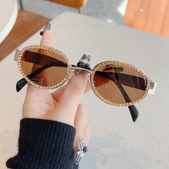 Ladies Designer Sunglasses with Sparkling Crystal Frame Stornfield