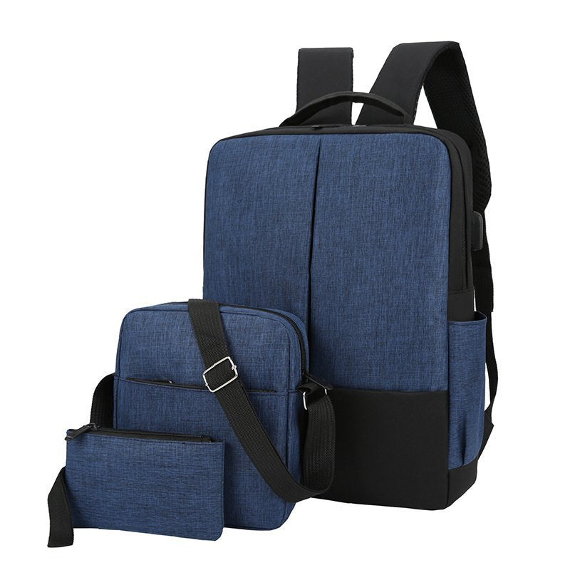 Multi-Compartment Travel Backpack with Detachable Pouch Stornfield