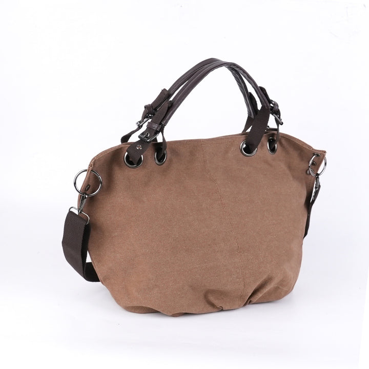 Stylish Multi-Pocket Canvas Handbag Stornfield