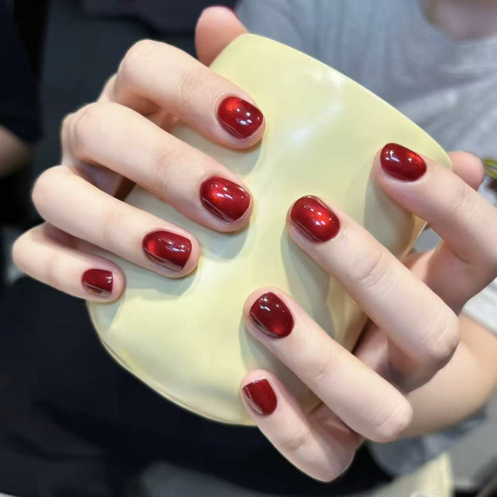 Glossy Glitter Press-On Nail Set