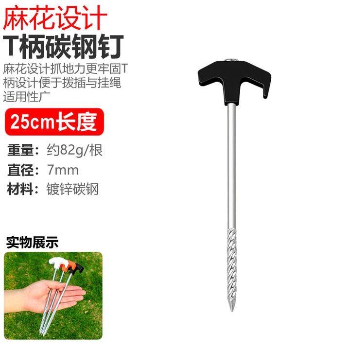 robust steel peg for tent anchoring Stornfield
