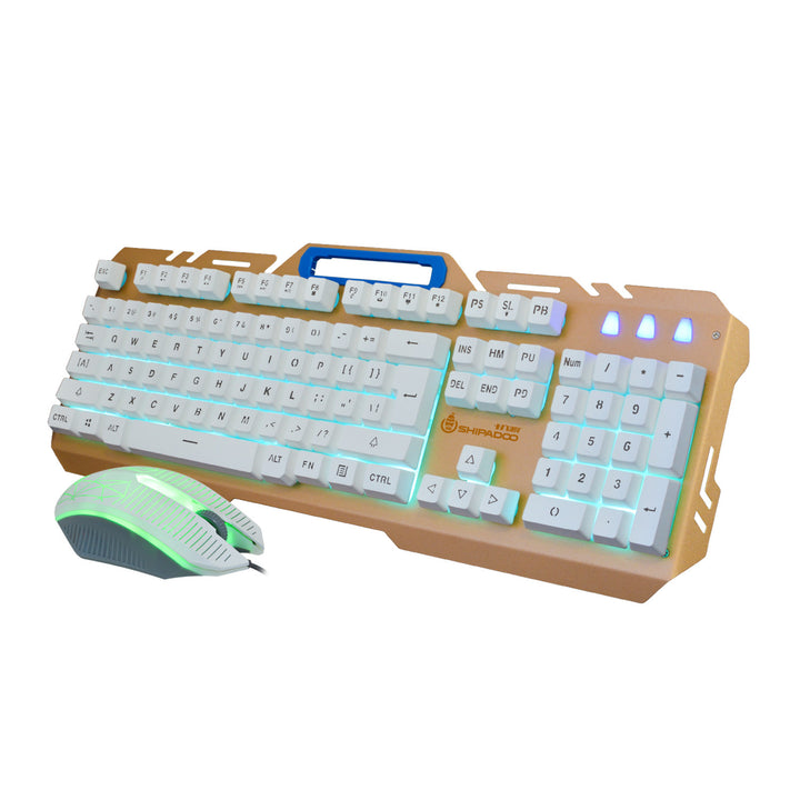Gaming keyboard and mouse set with high-precision mechanical keys Stornfield