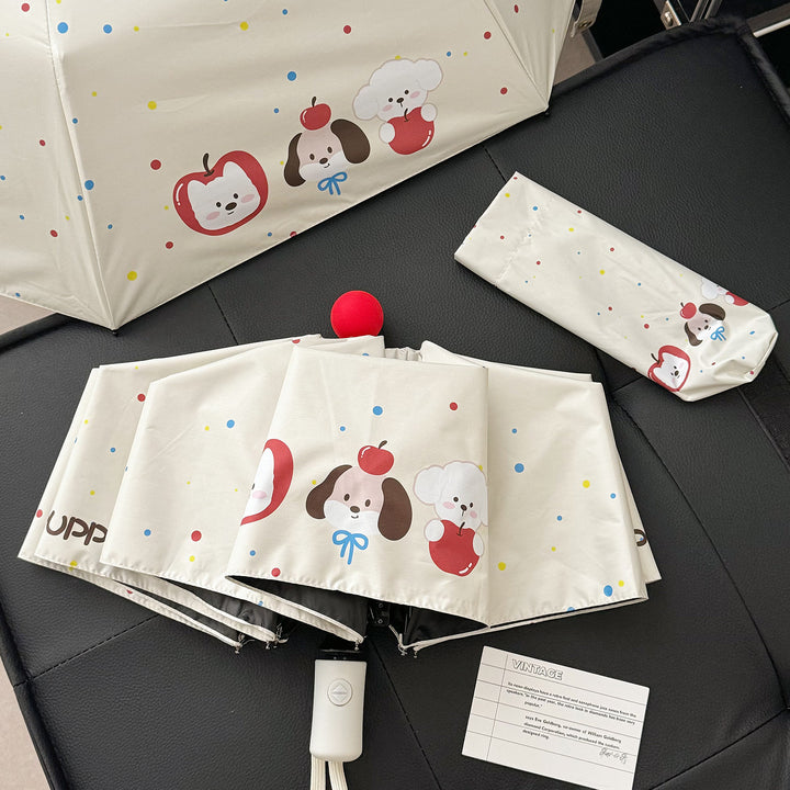 Ladies Folding Umbrella with Playful Design Stornfield