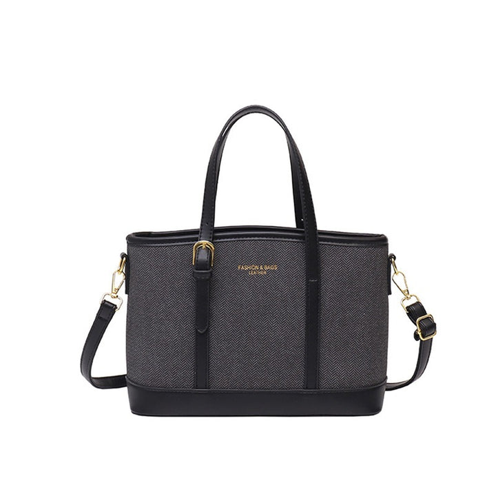 Stylish Herringbone Pattern Tote Bag