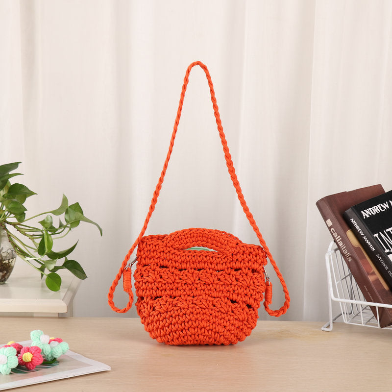 Handcrafted shoulder bag with unique knit design Stornfield