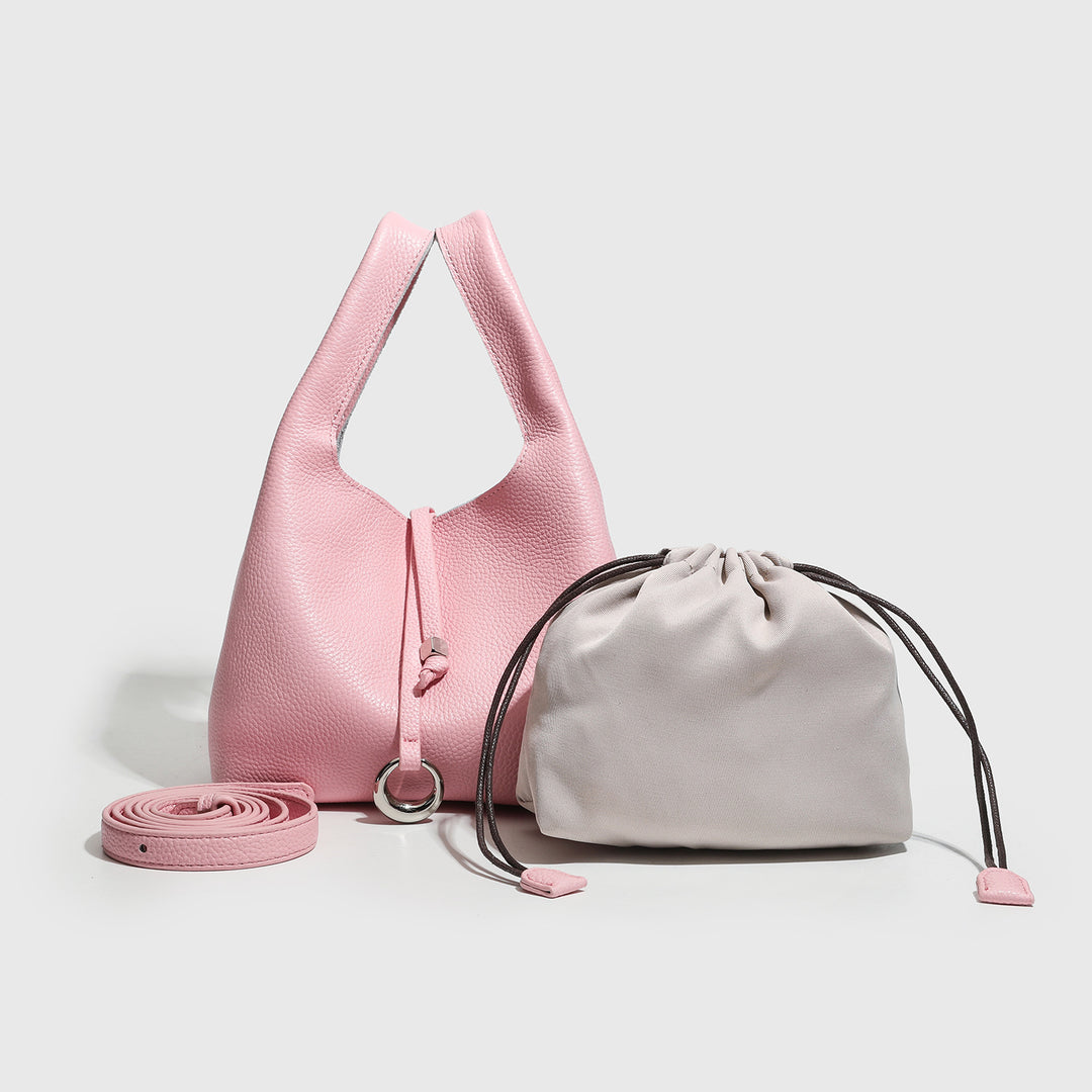 Textured Leather Sling Bag