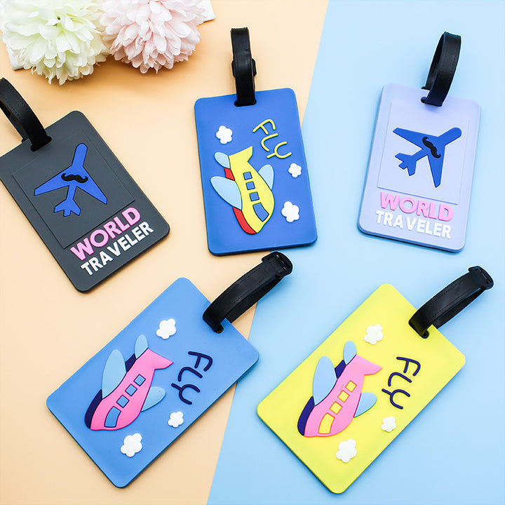 Unisex Whimsical Road-Themed Luggage Tag Stornfield