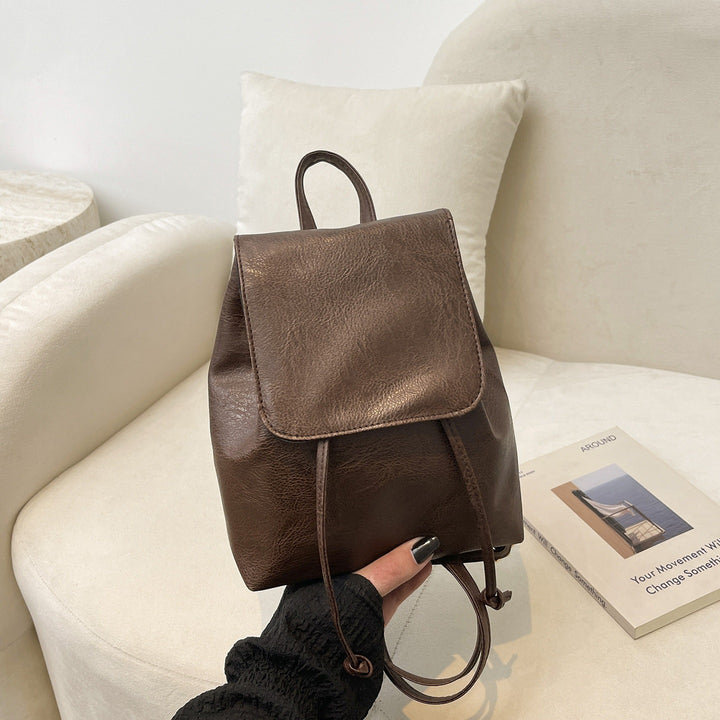 Cute Cat-Themed Faux Leather Backpack Stornfield