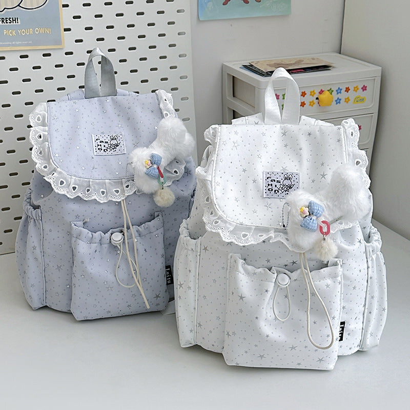 Charming Star-Patterned Backpack Stornfield