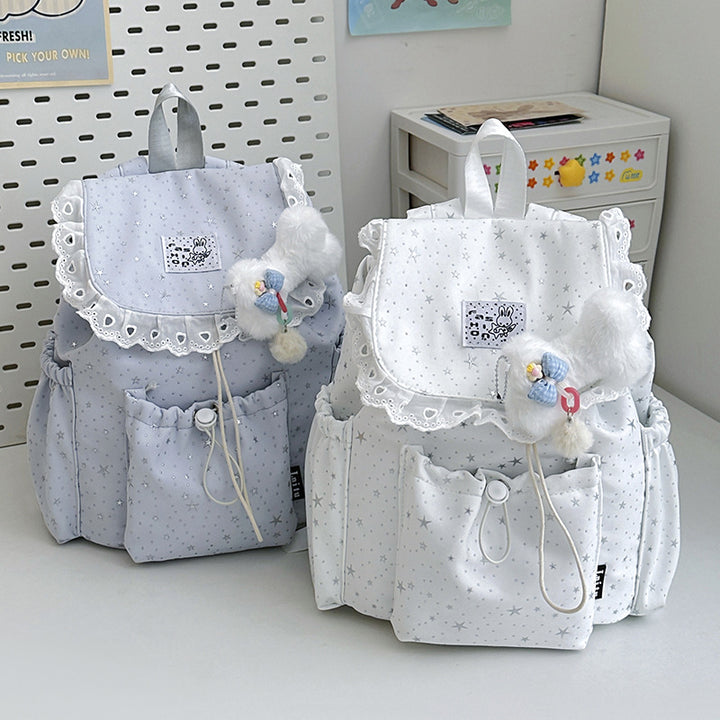 Charming Star-Patterned Backpack Stornfield