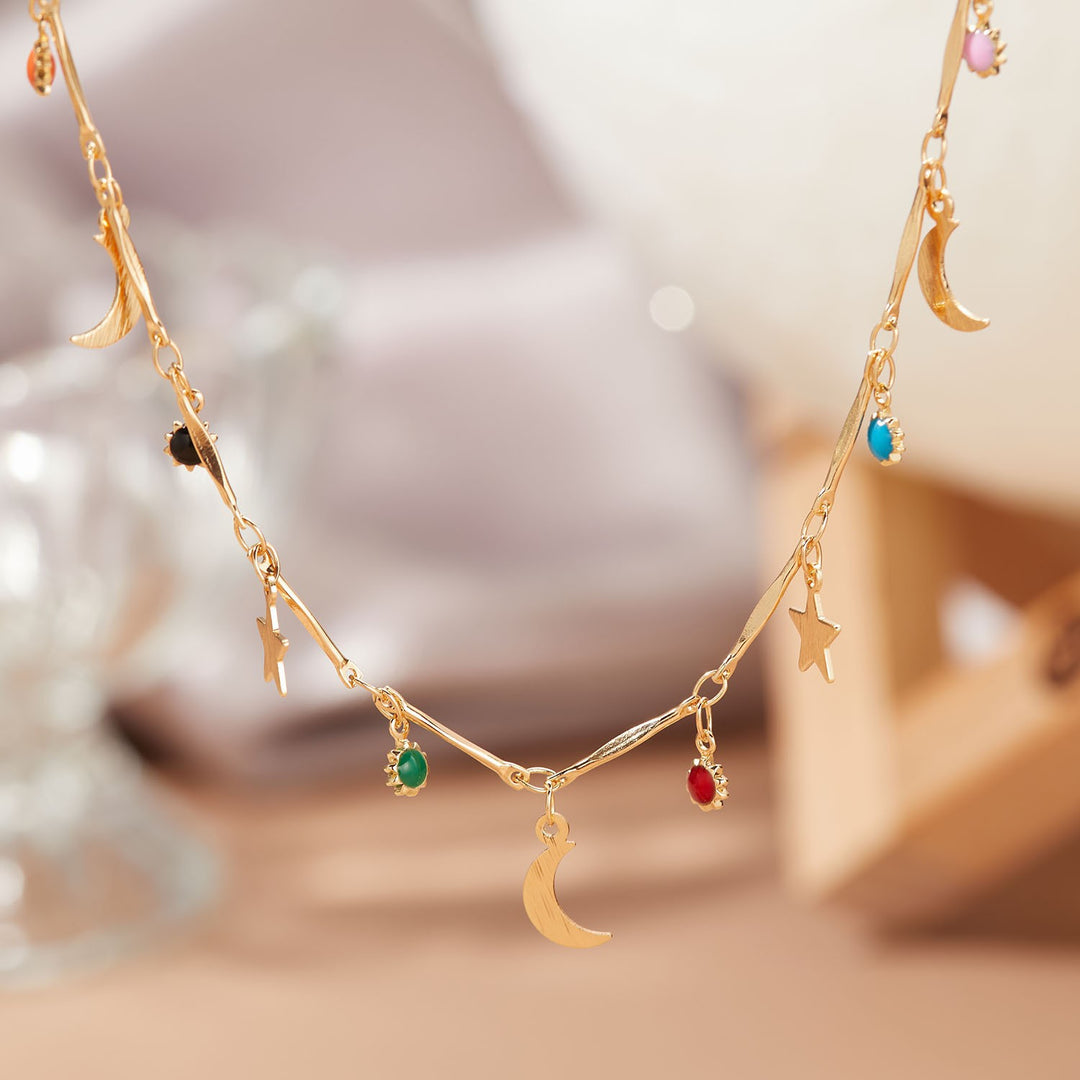 Heart Charm Statement Necklace Stornfield