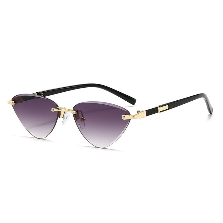 Ladies fashionable Cat-Eye sunglasses with elegant metal frame Stornfield