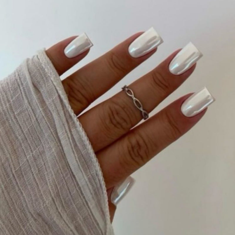 Premium Glossy Press-On Nail Art Set Stornfield
