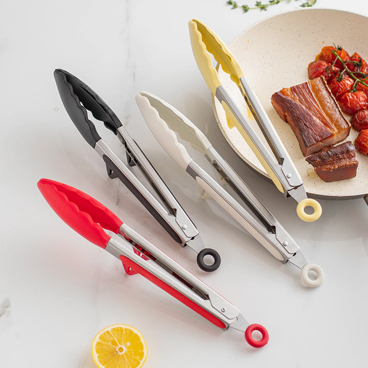 Multifunctional Silicone Kitchen Tongs with Non-Slip Handle Stornfield