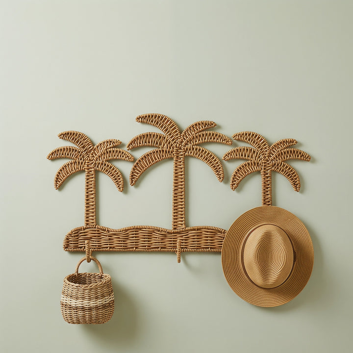 Wall wardrobe in palm design Stornfield