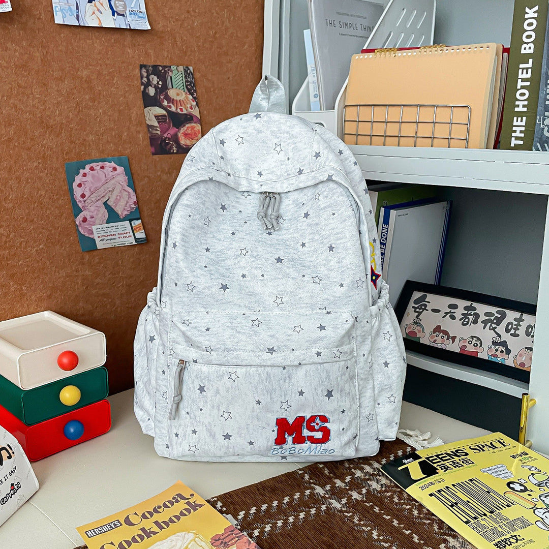 Star-Patterned Casual Backpack Stornfield 1791205609