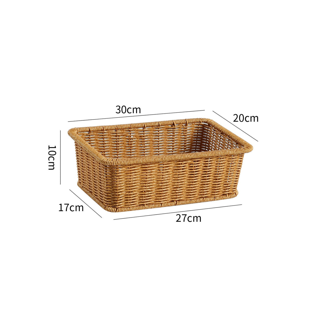 Handwoven Rectangular Storage Basket Stornfield