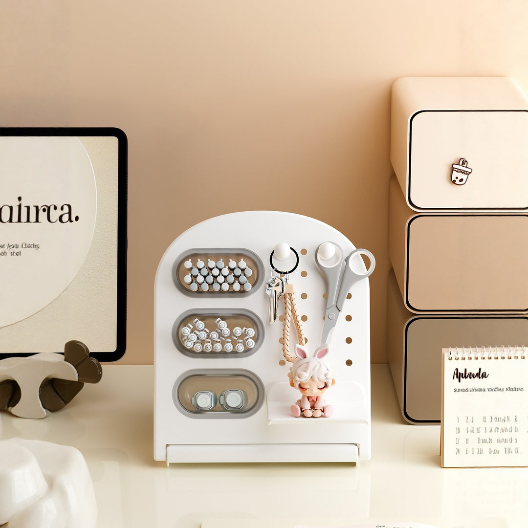 Multi-Functional Desktop Organizer with Adjustable Slots Stornfield