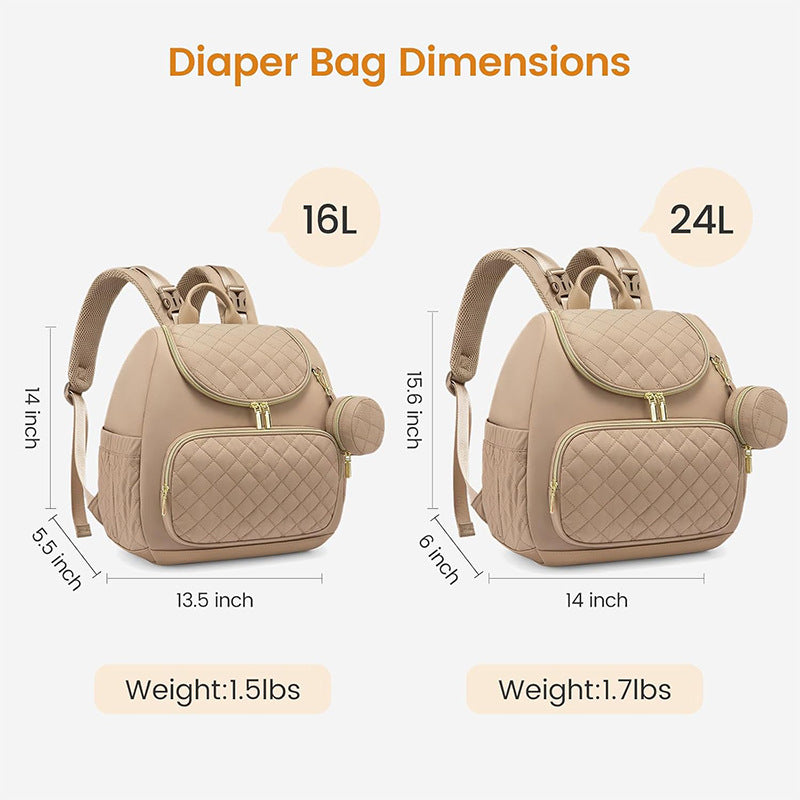 Elegant Quilted Backpack with Practical Compartments Stornfield