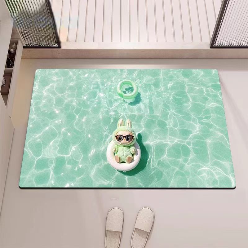 Cute Cartoon Monster Area Rug for Indoor Decor