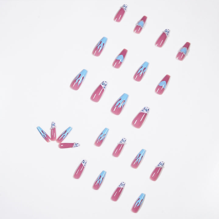 Artful stiletto nails in creative design Stornfield