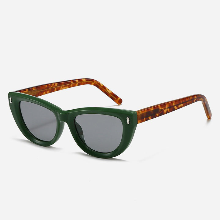 Women's Cat-Eye sunglasses with transparent frame and brown lenses Stornfield