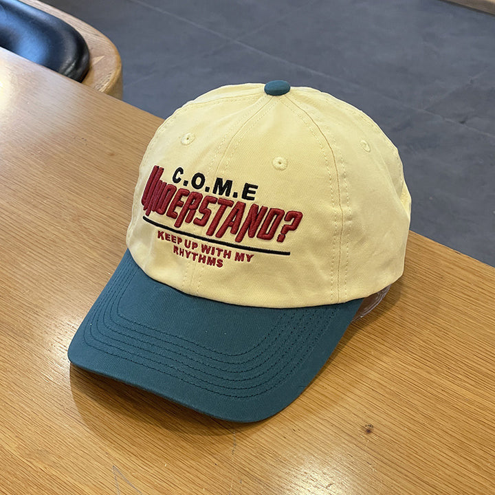 Unisex Casual Textured Cap with Playful Embroidery Stornfield