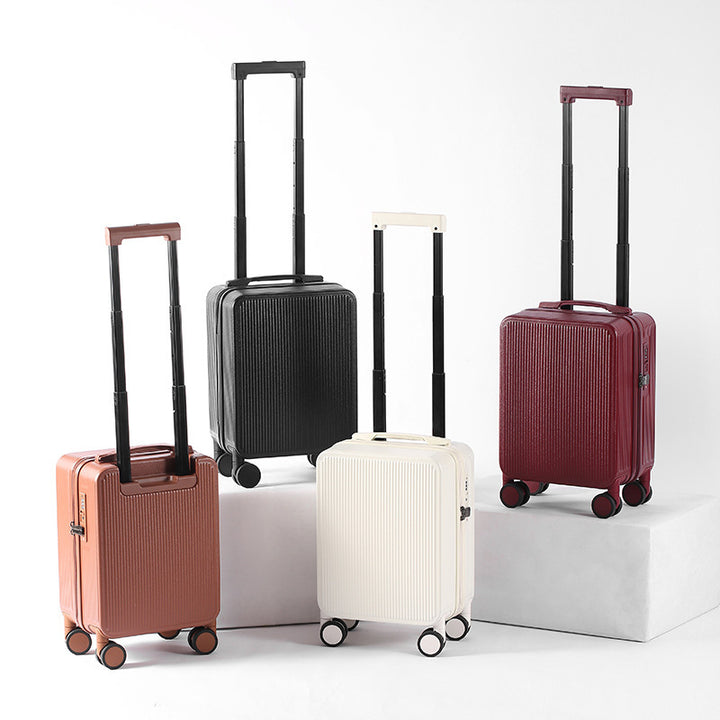 Unisex Compact Ribbed Hard Shell Carry-On Luggage Stornfield