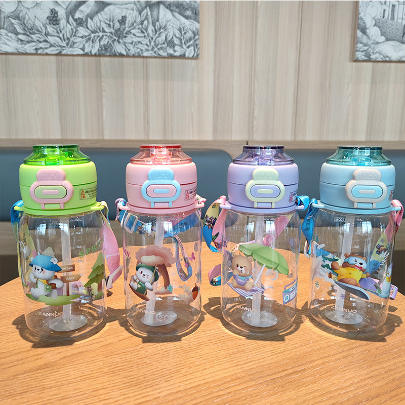 Women's creative water bottle with secure locking mechanism Stornfield