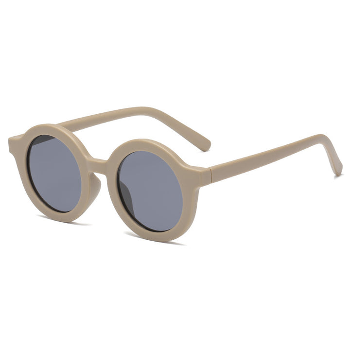 Women's stylish round sunglasses with modern plastic frame Stornfield