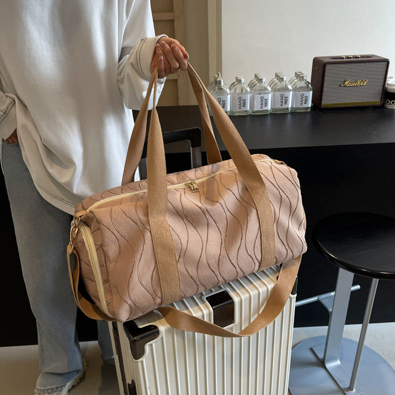 Sporty travel bag with stylish wave pattern Stornfield