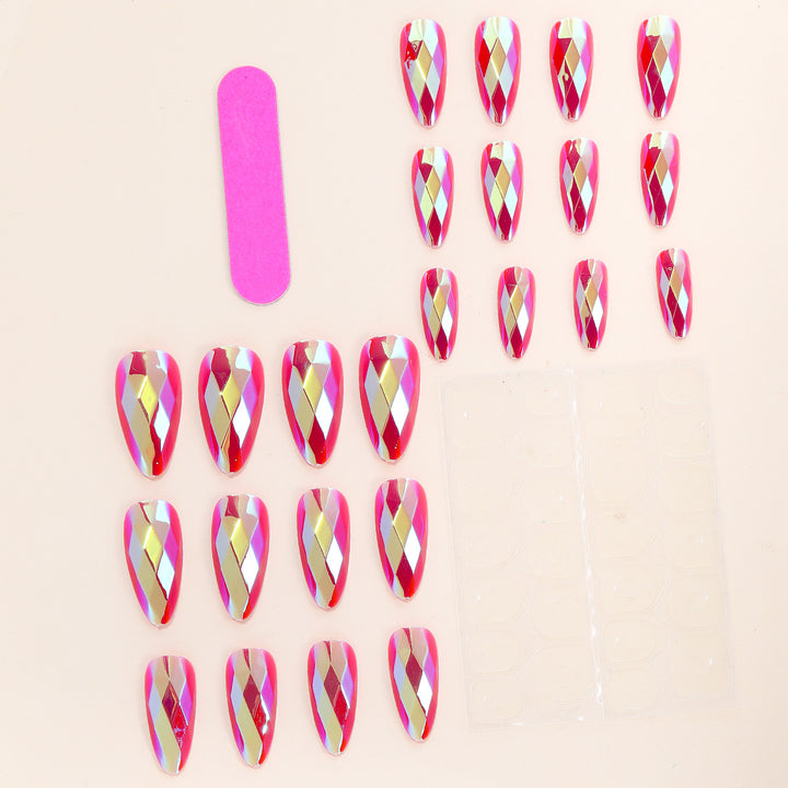 Glittering Stiletto Nail Extensions Stornfield