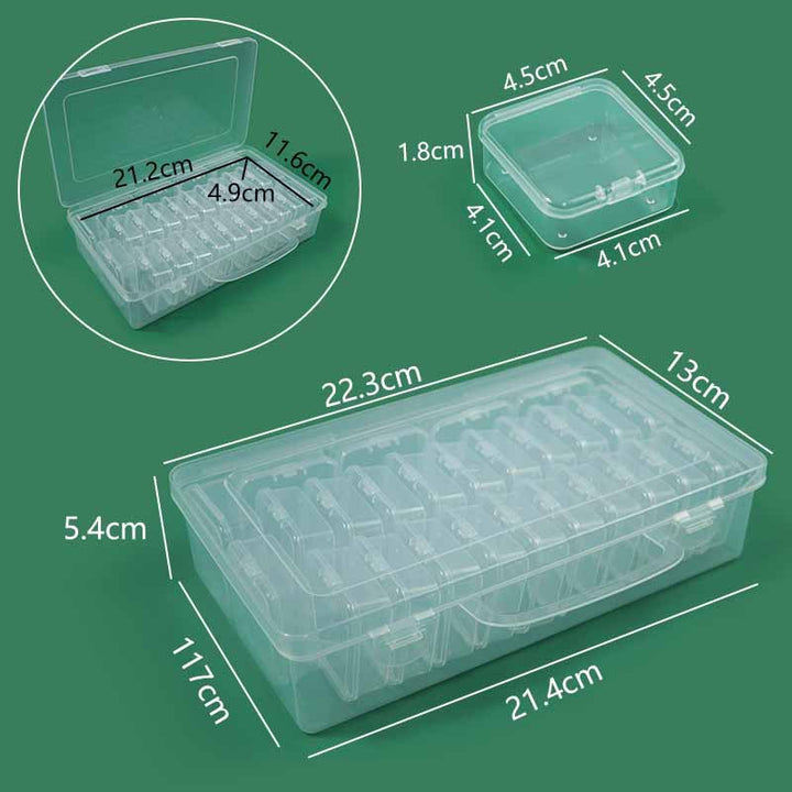 Clear Multi-Compartment Storage Box Stornfield