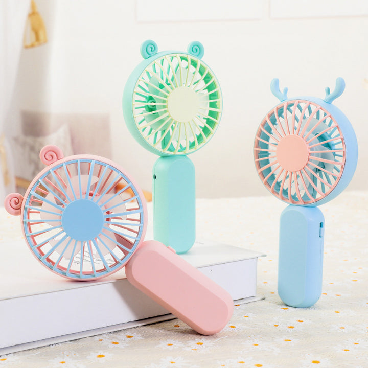 Women's Portable Hand Fan with Ergonomic Handle Stornfield