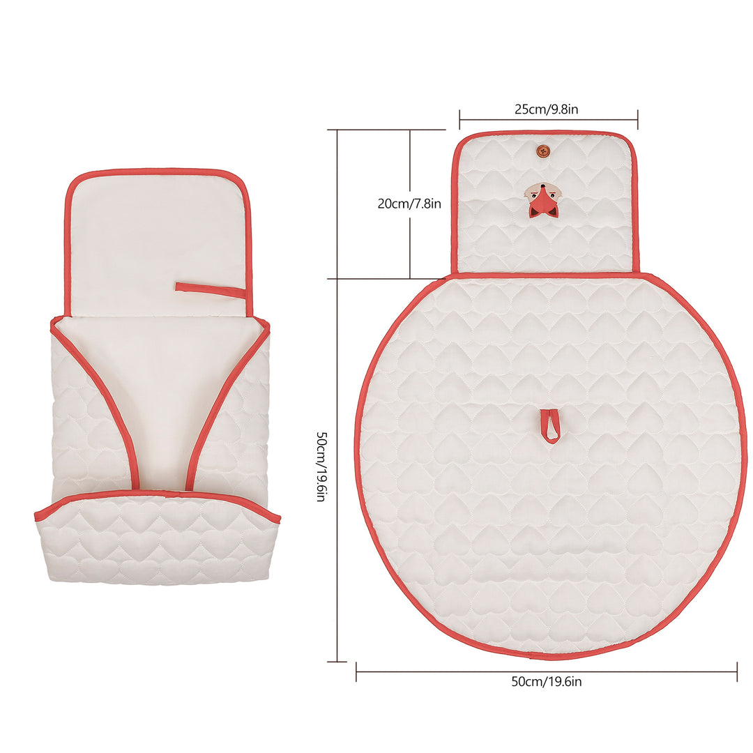 Changing mat with sweet bee motif Stornfield