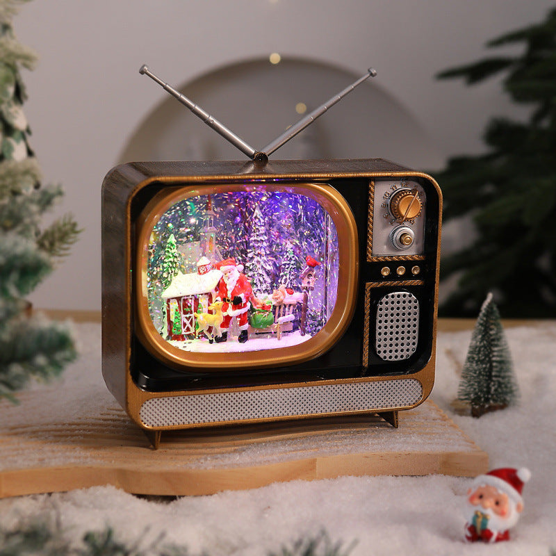 Nostalgic Christmas TV Decoration Stornfield