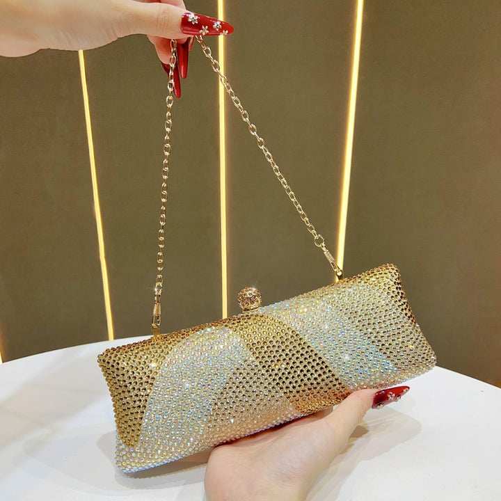 Glamorous Rhinestone-Studded Clutch
