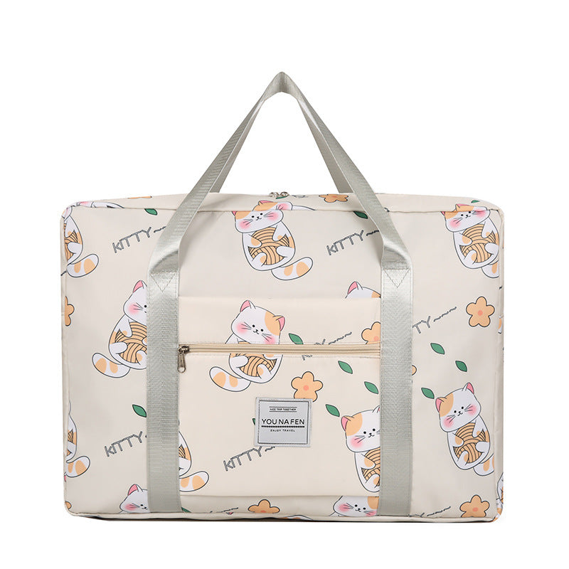 Fun Cat-Themed Travel Duffle Bag Stornfield