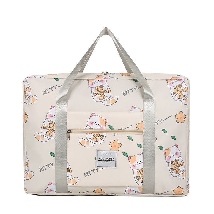 Fun Cat-Themed Travel Duffle Bag Stornfield