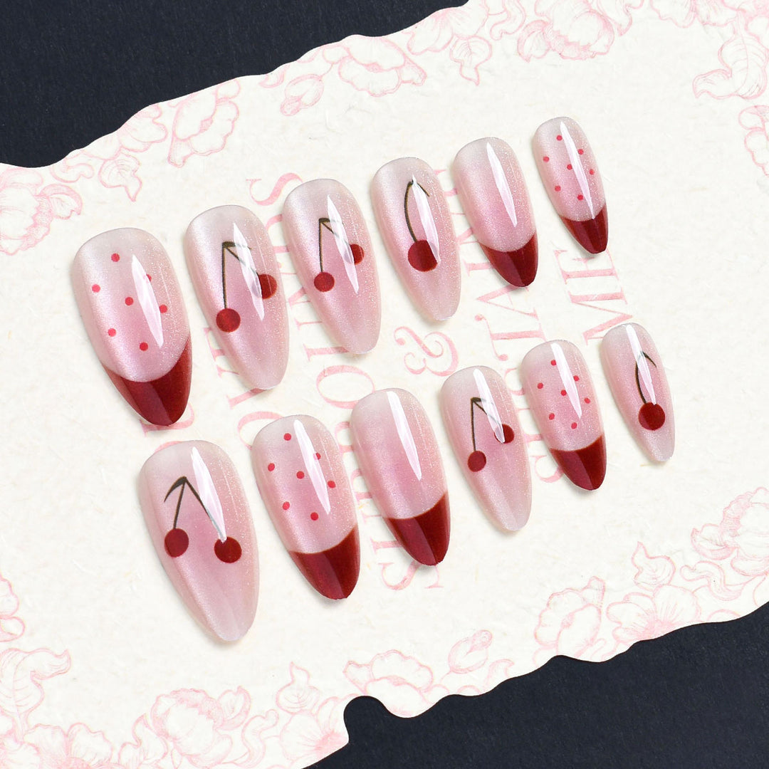 Floral Design Press-On Nails Stornfield